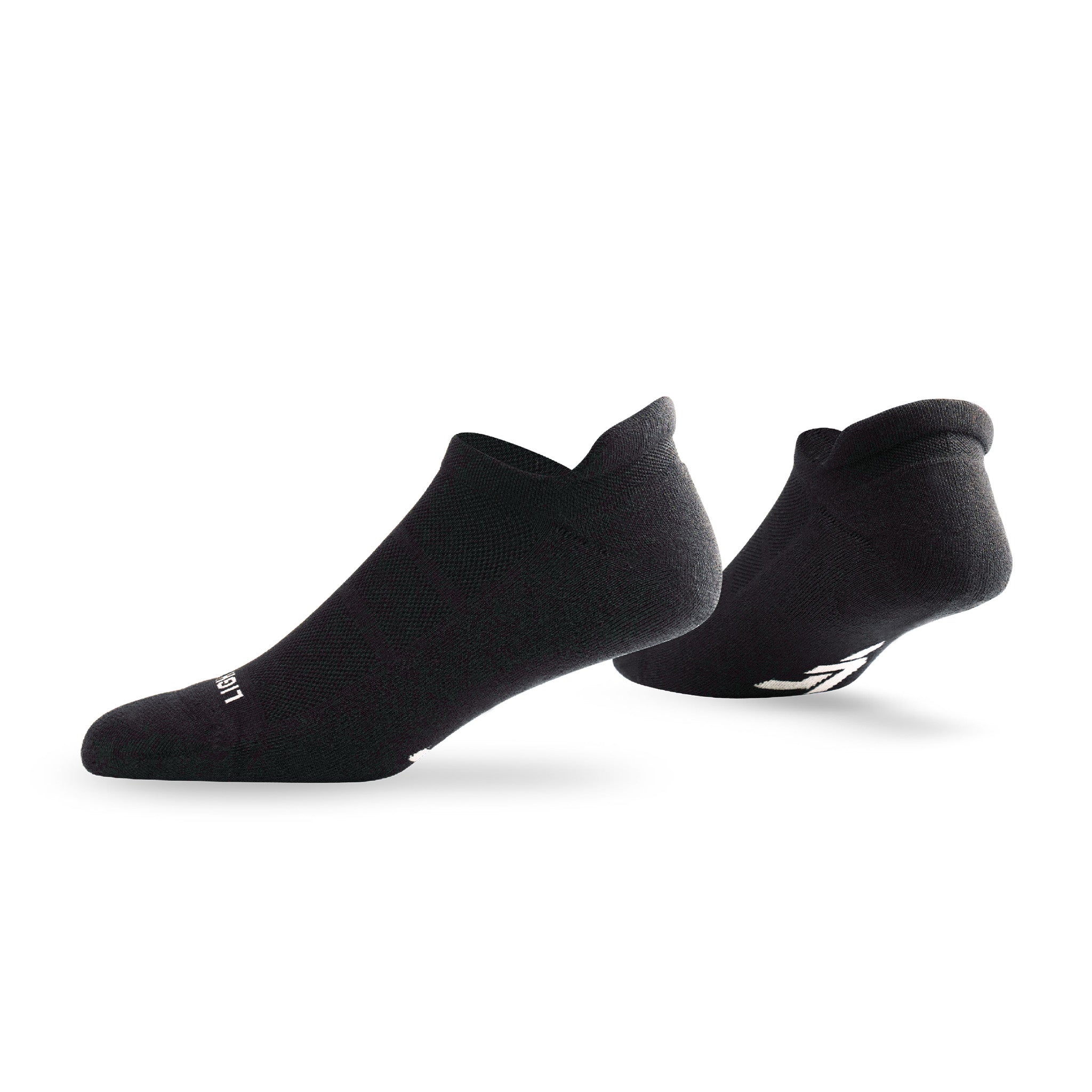 Pair of Lightfeet Comfort Black Ankle Socks