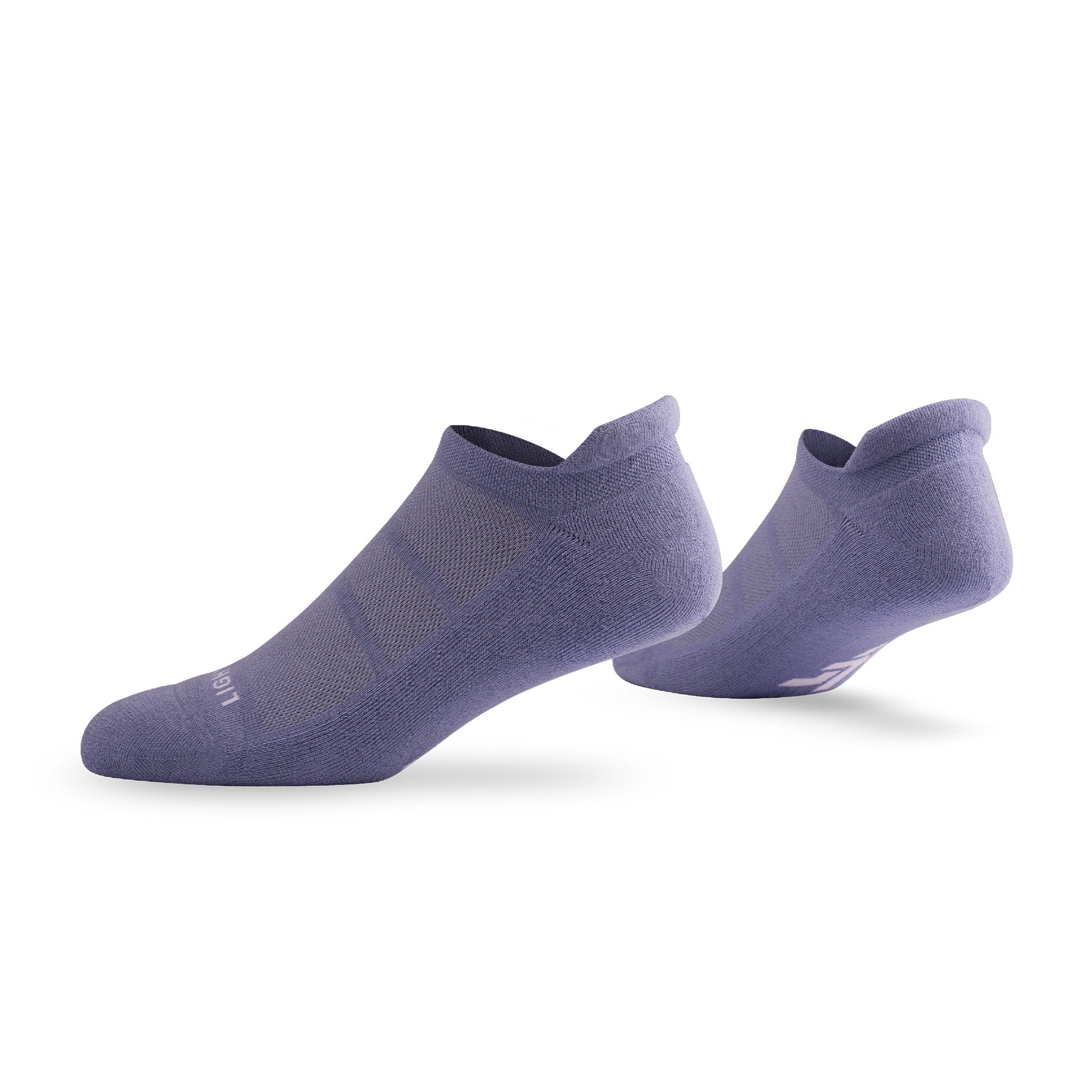 Pair of Lightfeet Comfort Purple Ankle Socks