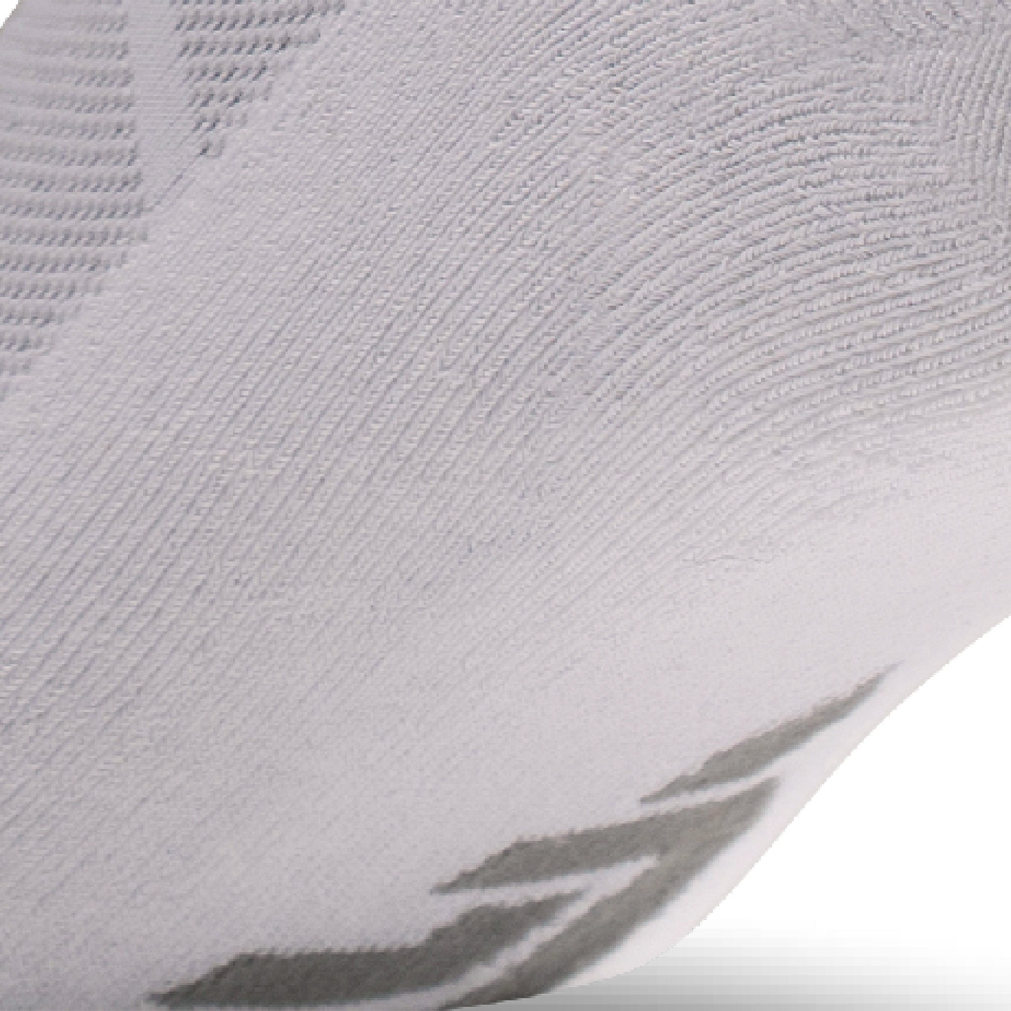 Close up view of cushion padding of Lightfeet Comfort White Ankle Socks