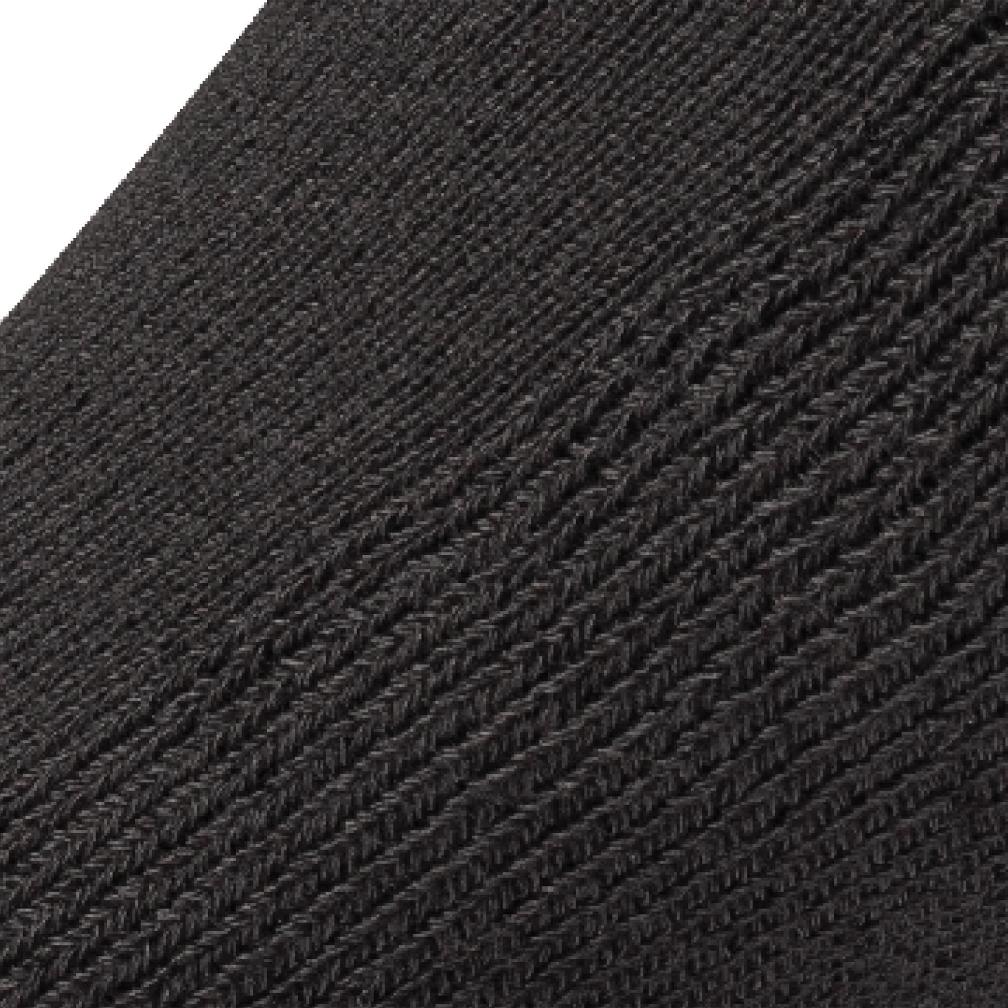 Close up view of mesh on Lightfeet Diabetes Black Mini Crew Sock