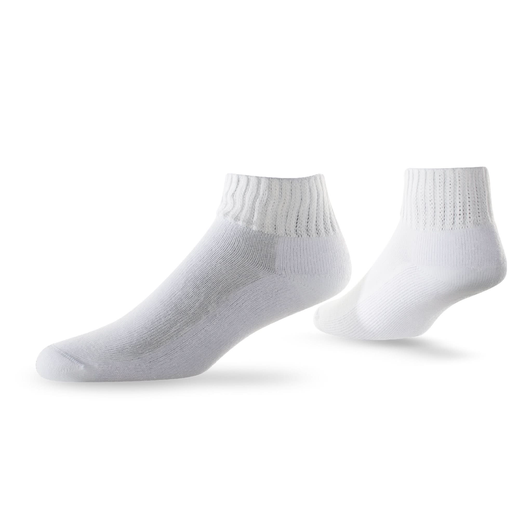 Pair of Lightfeet Diabetes White Mini Crew Sock