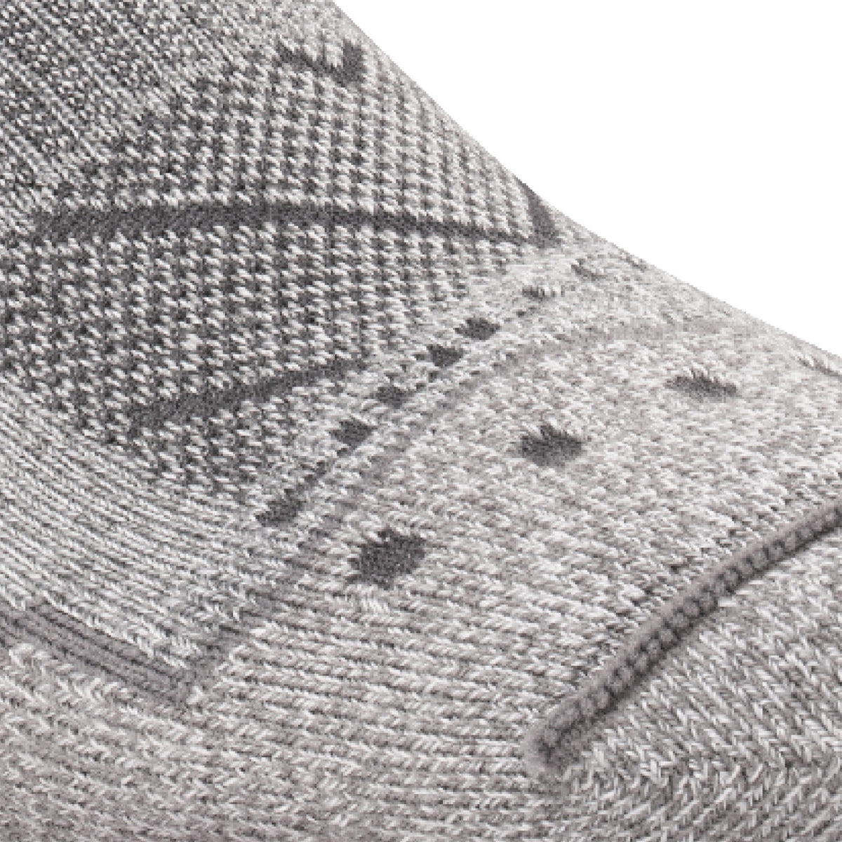 Airflow holes on Lightfeet Trail Light Grey Mini Crew Performance Running Sock