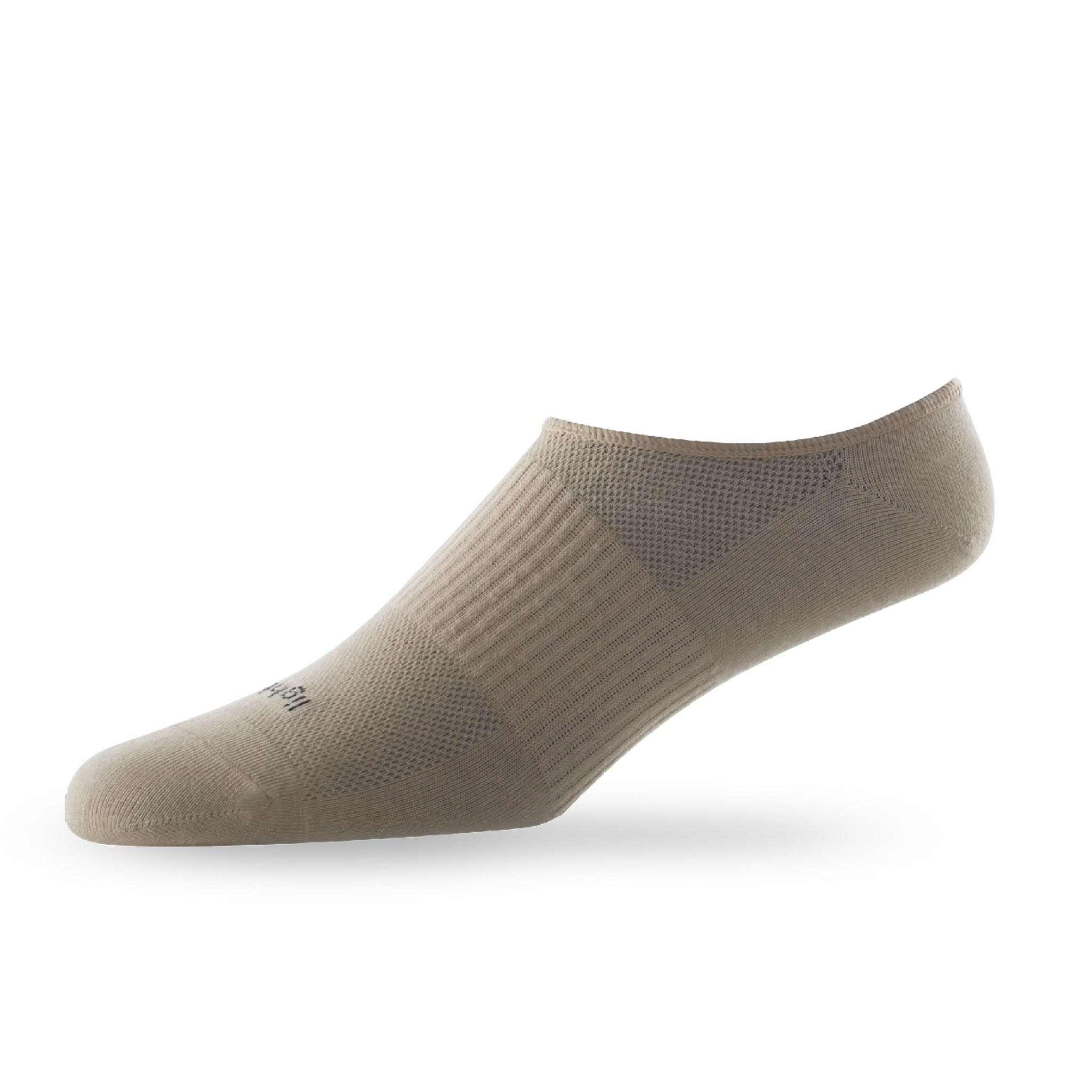 Side view of Lightfeet Invisible Putty No Show Sock