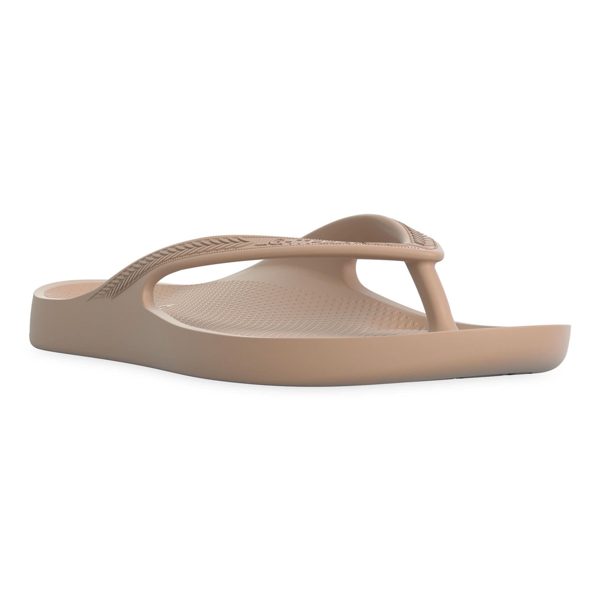 Lightfeet Arch Support Thong in Latte