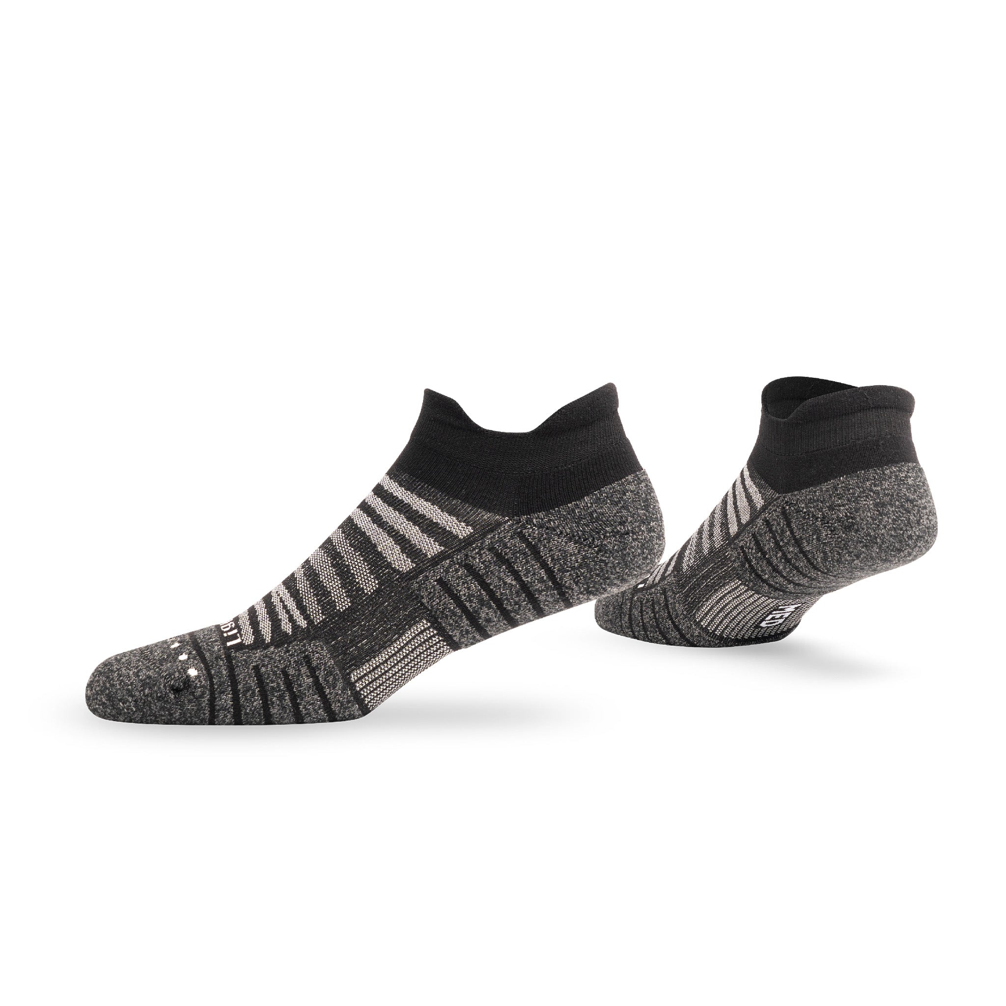 Pair of Lightfeet Performance Black Ankle Socks
