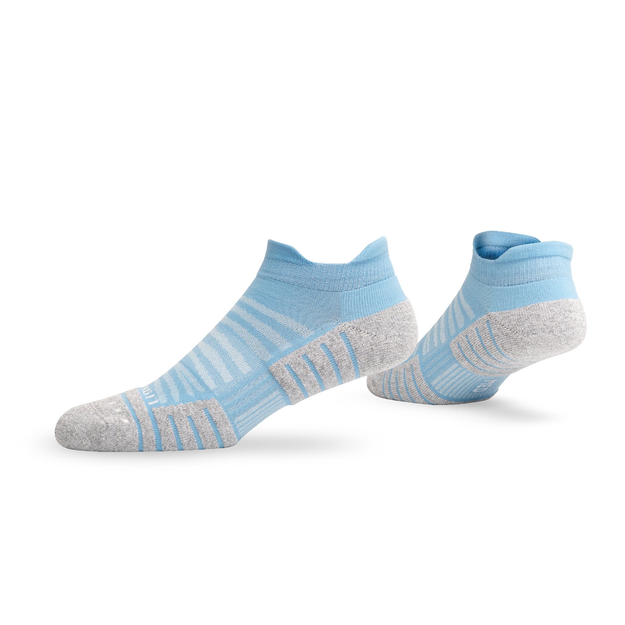 Pair of Lightfeet Performance Soft Blue Ankle Socks