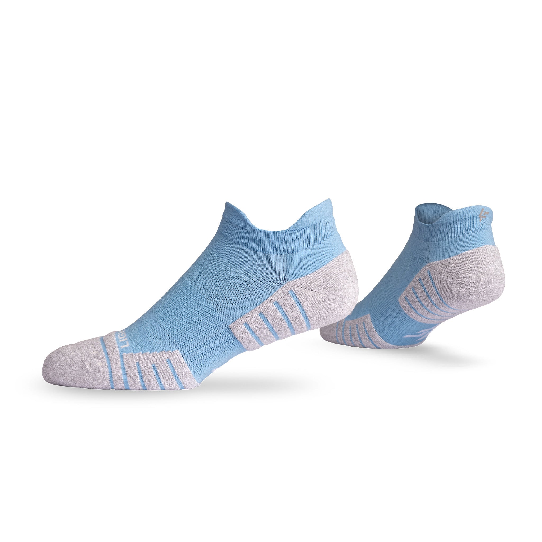 Pair of Lightfeet Performance Soft Blue Ankle Socks