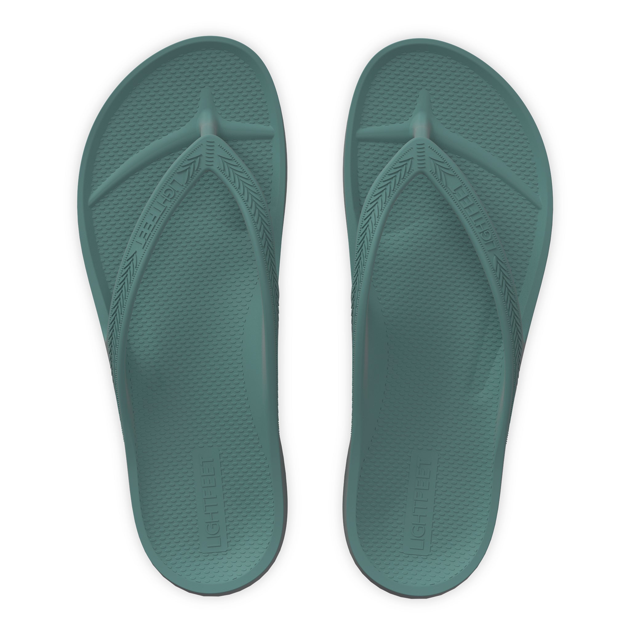 Forest Green - Lightfeet Arch Support Thongs