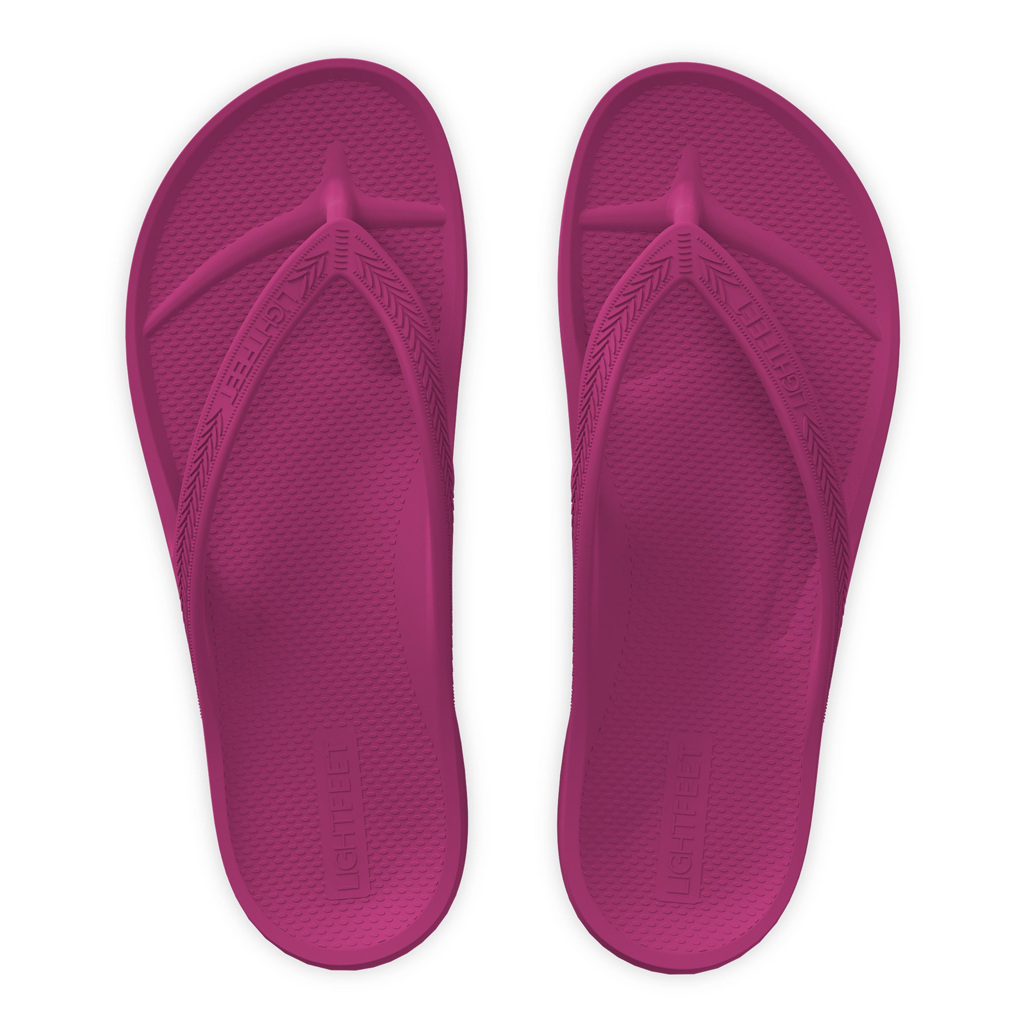 Fuchsia - Lightfeet Arch Support Thongs