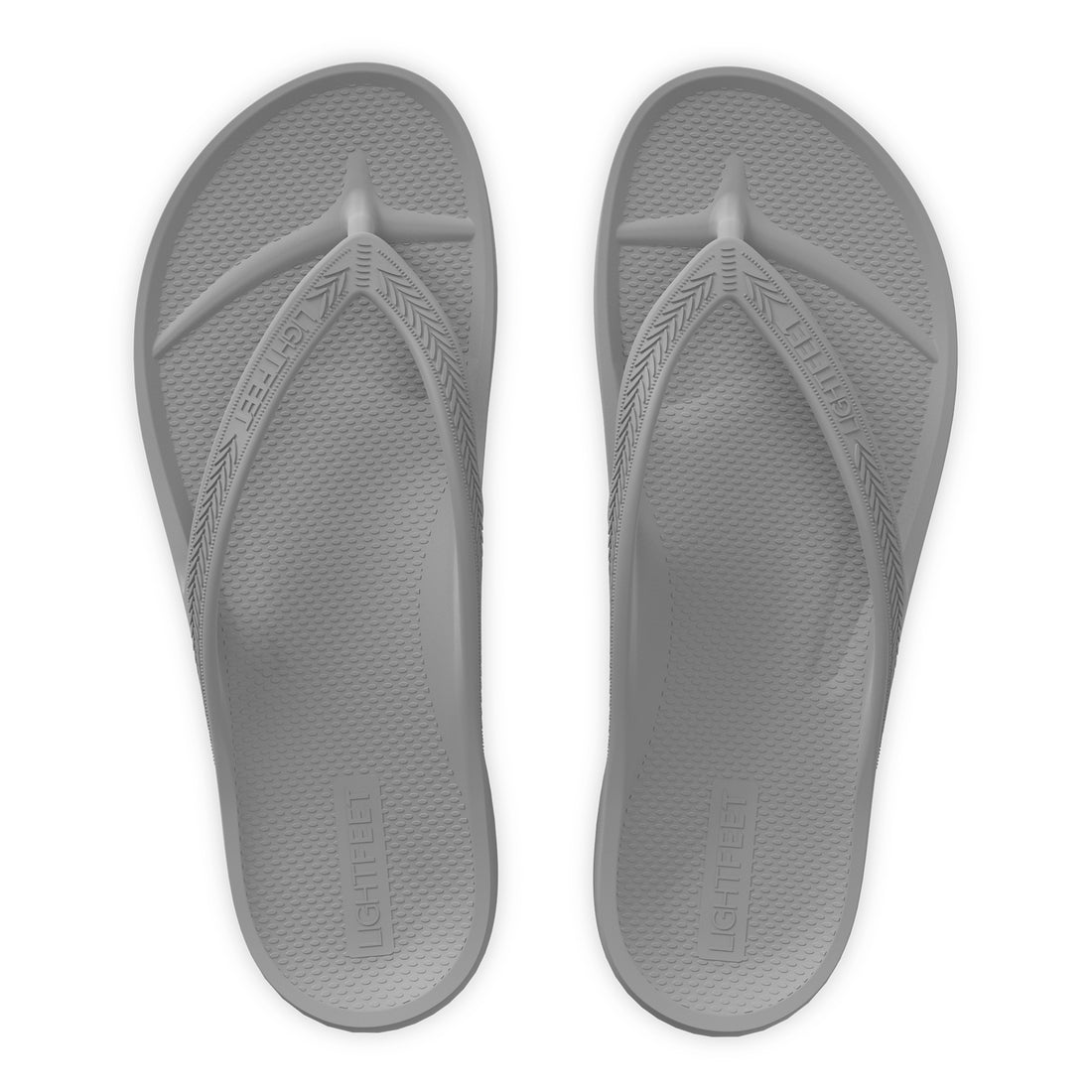 Grey - Arch Support Thongs