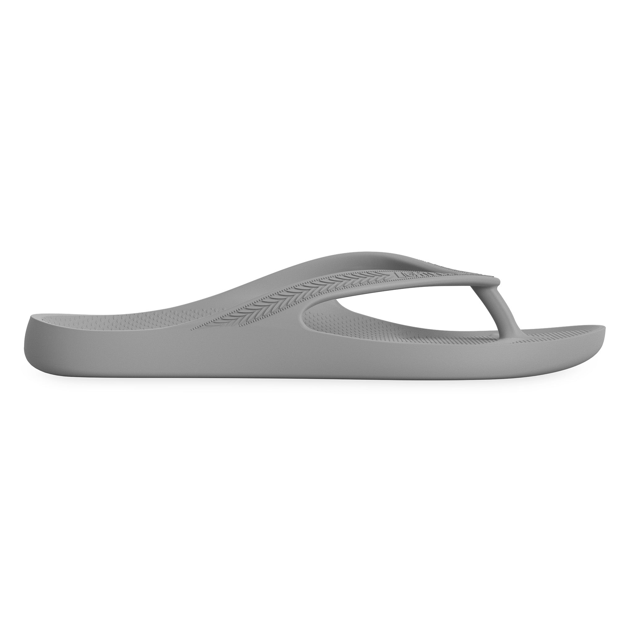 Grey - Lightfeet Arch Support Thongs