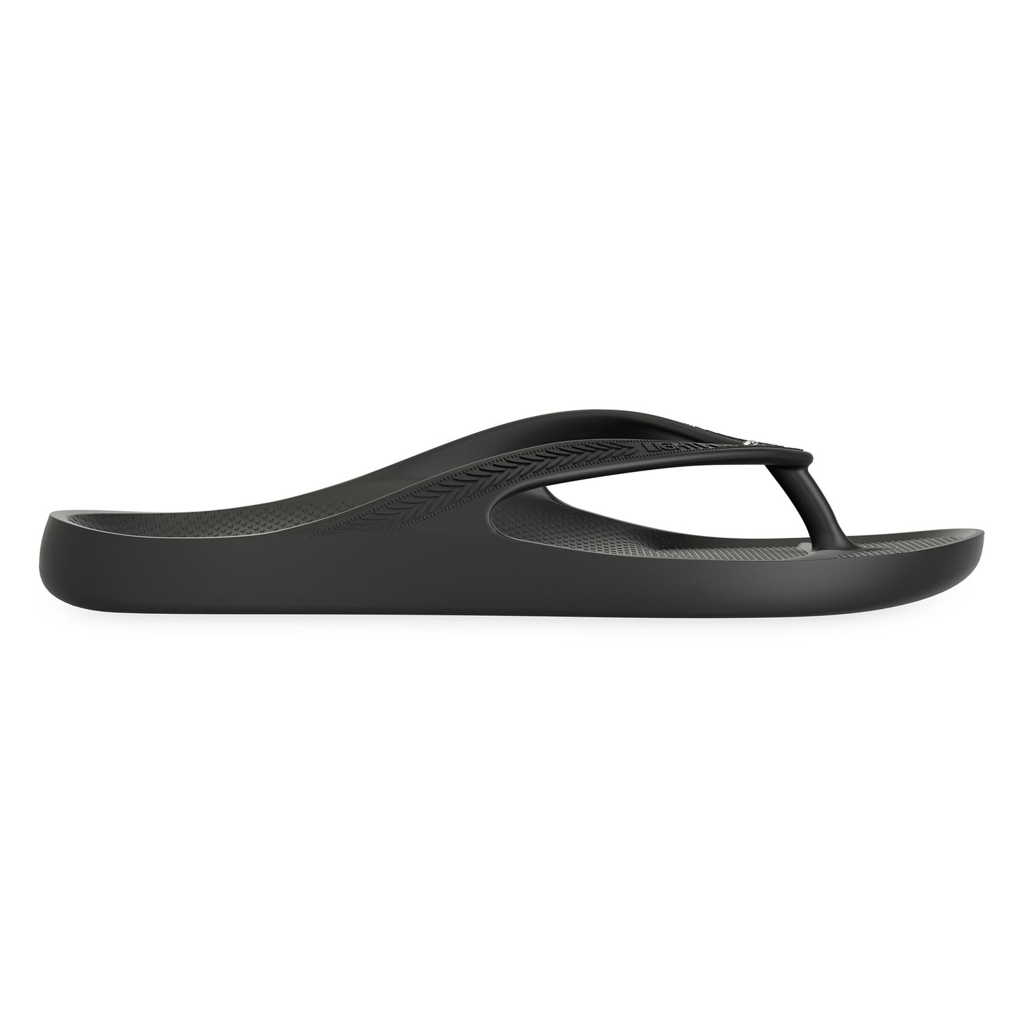 Lightfeet Arch Support Thong in Black with Diamante