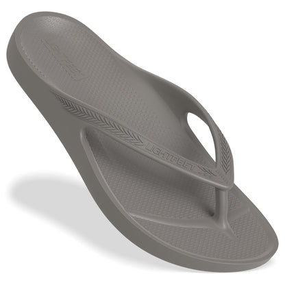 Lightfeet Arch Support Thong in Coastal Grey