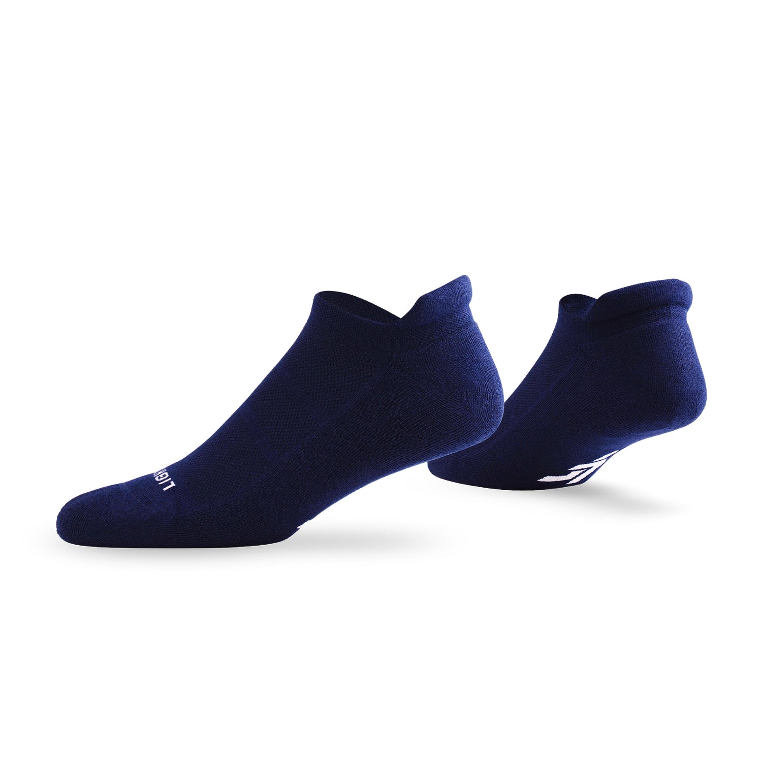 Pair of Lightfeet Comfort Navy Ankle Socks 