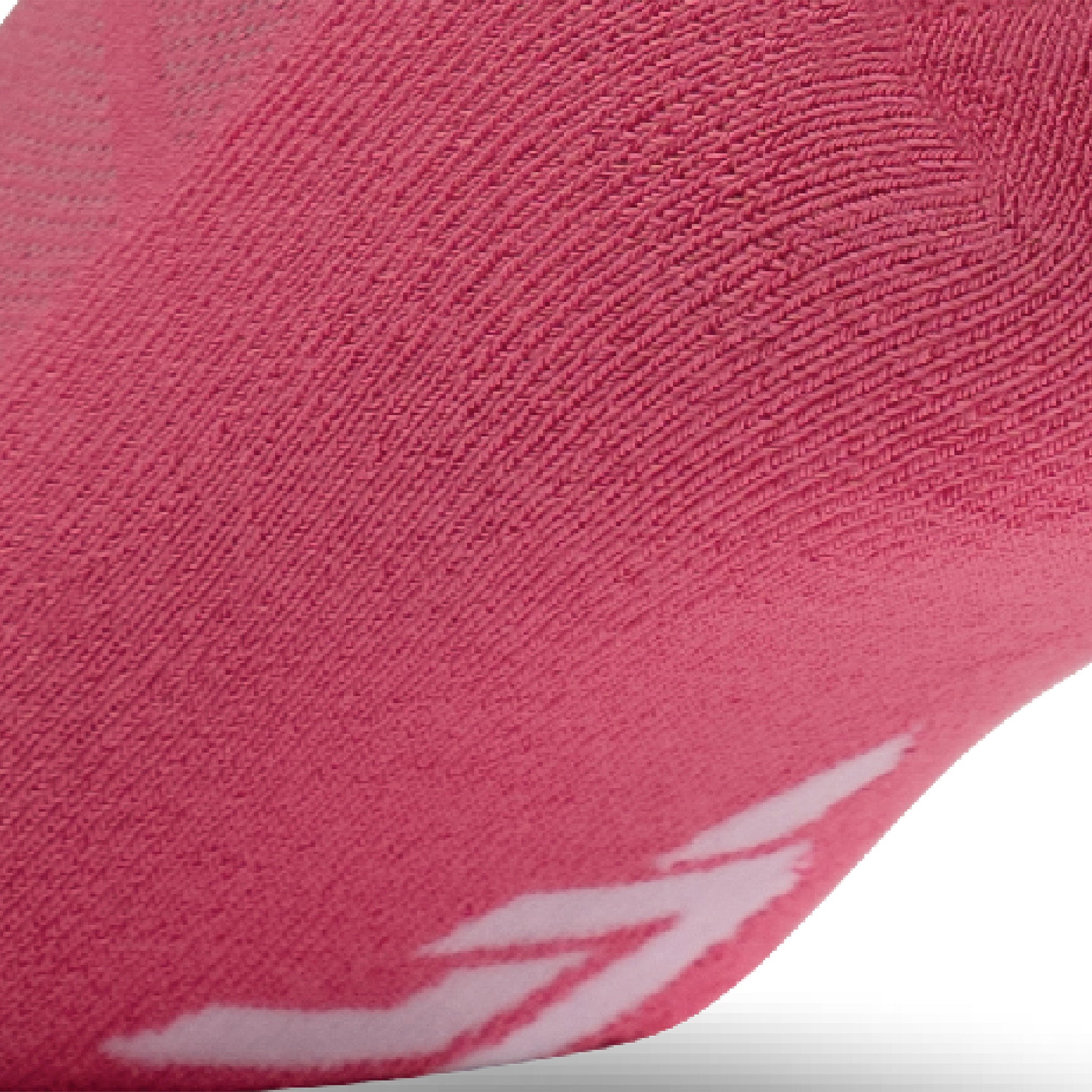 Close up view of cushion padding of Lightfeet Comfort Pink Ankle Socks 