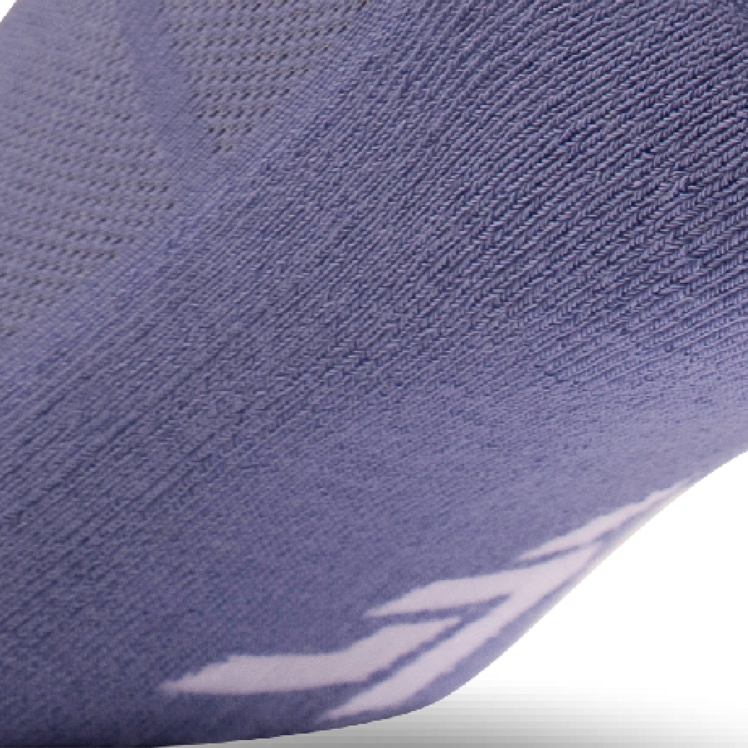 Close up view of cushion padding of Lightfeet Comfort Purple Ankle Socks 