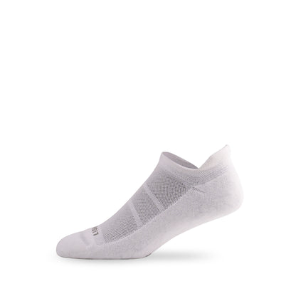 Side view of Lightfeet Comfort White Ankle Socks 