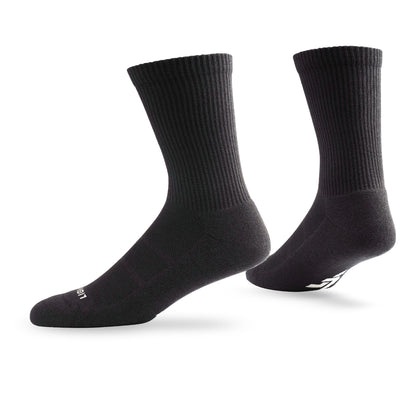 Pair of Lightfeet Comfort Black Crew Socks 