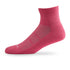 Side view of Lightfeet Comfort Pink Quarter Socks 