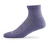 Side view of Lightfeet Comfort Purple Quarter Socks 