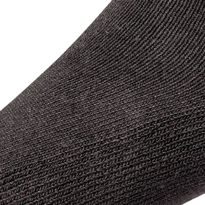 Close up view of mesh on Lightfeet Diabetes Black Crew Sock 