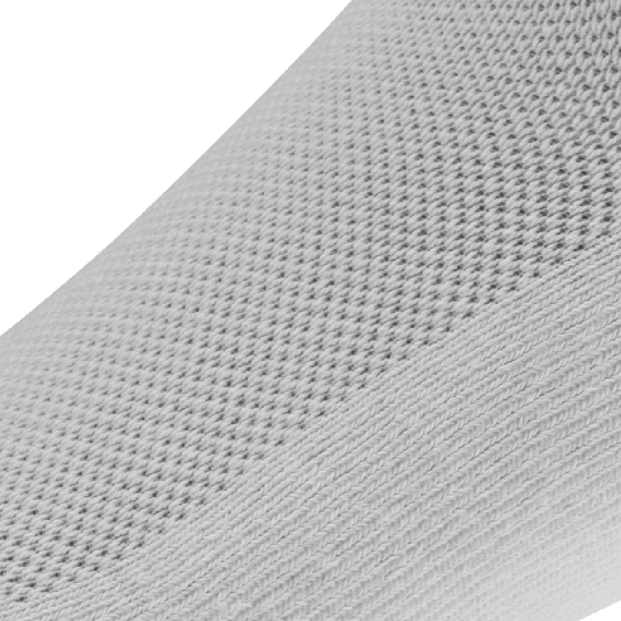Close up view of mesh on Lightfeet Diabetes White Crew Sock 