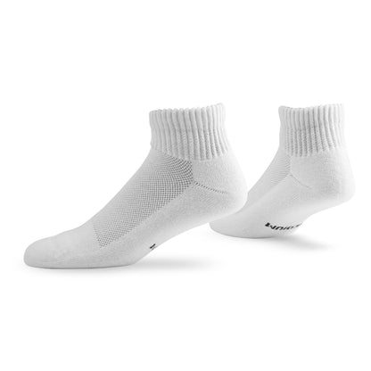 Pair of Lightfeet Diabetes White Mini Crew Sock 