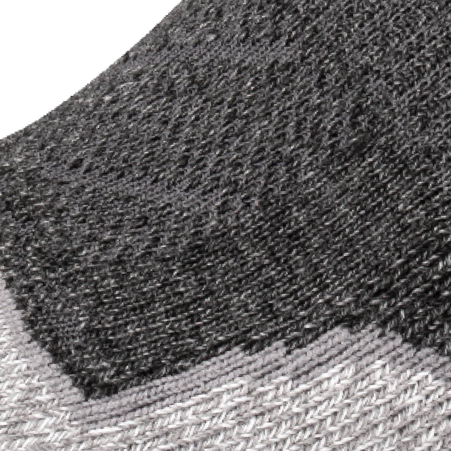 Close up view of mesh on Lightfeet Trail Dark Grey Mini Crew Performance Running Sock 