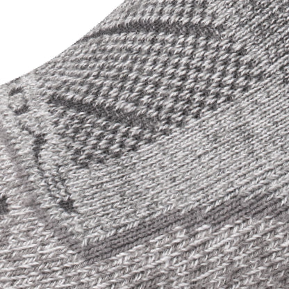 Close up view of mesh on Lightfeet Trail Light Grey Mini Crew Performance Running Sock 