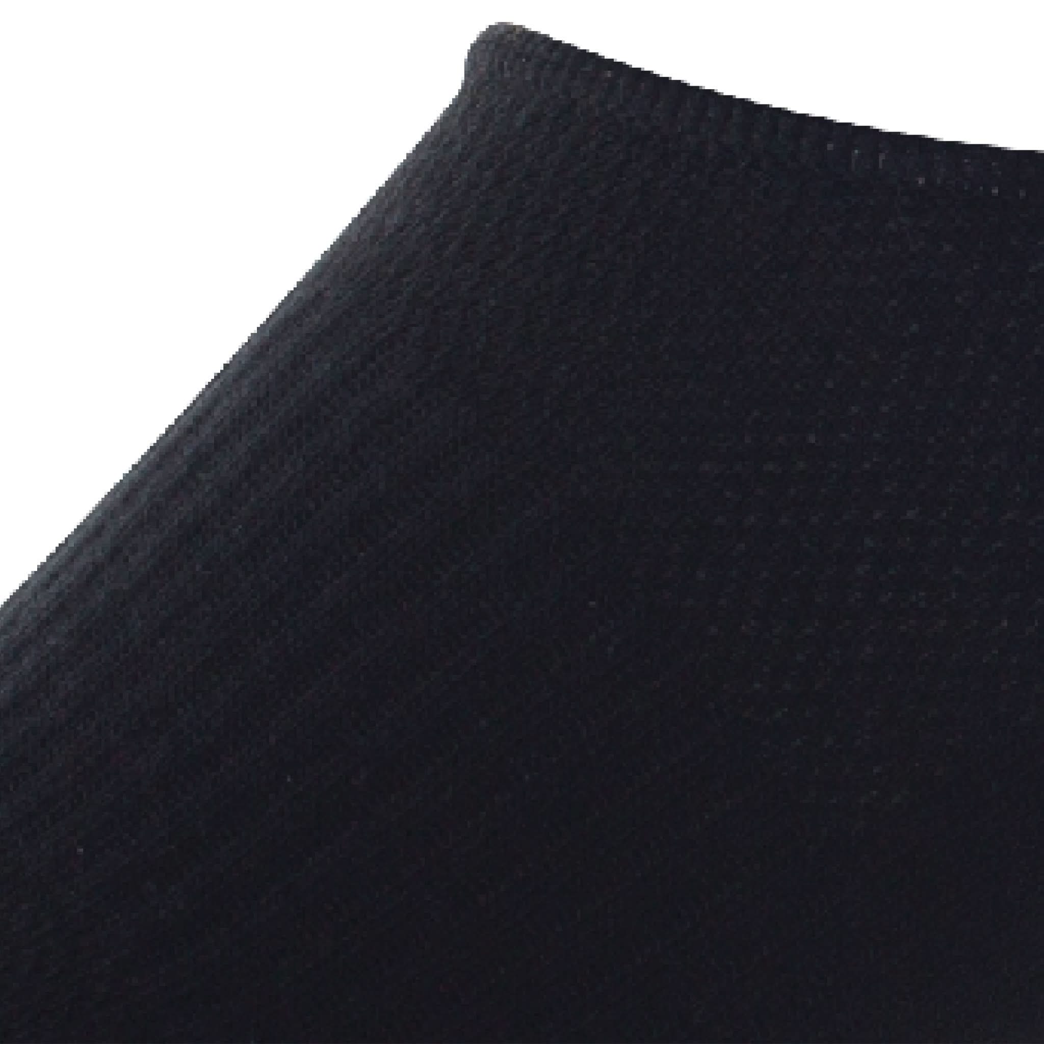 Close up view of mesh on Lightfeet Invisible Black No Show Sock 