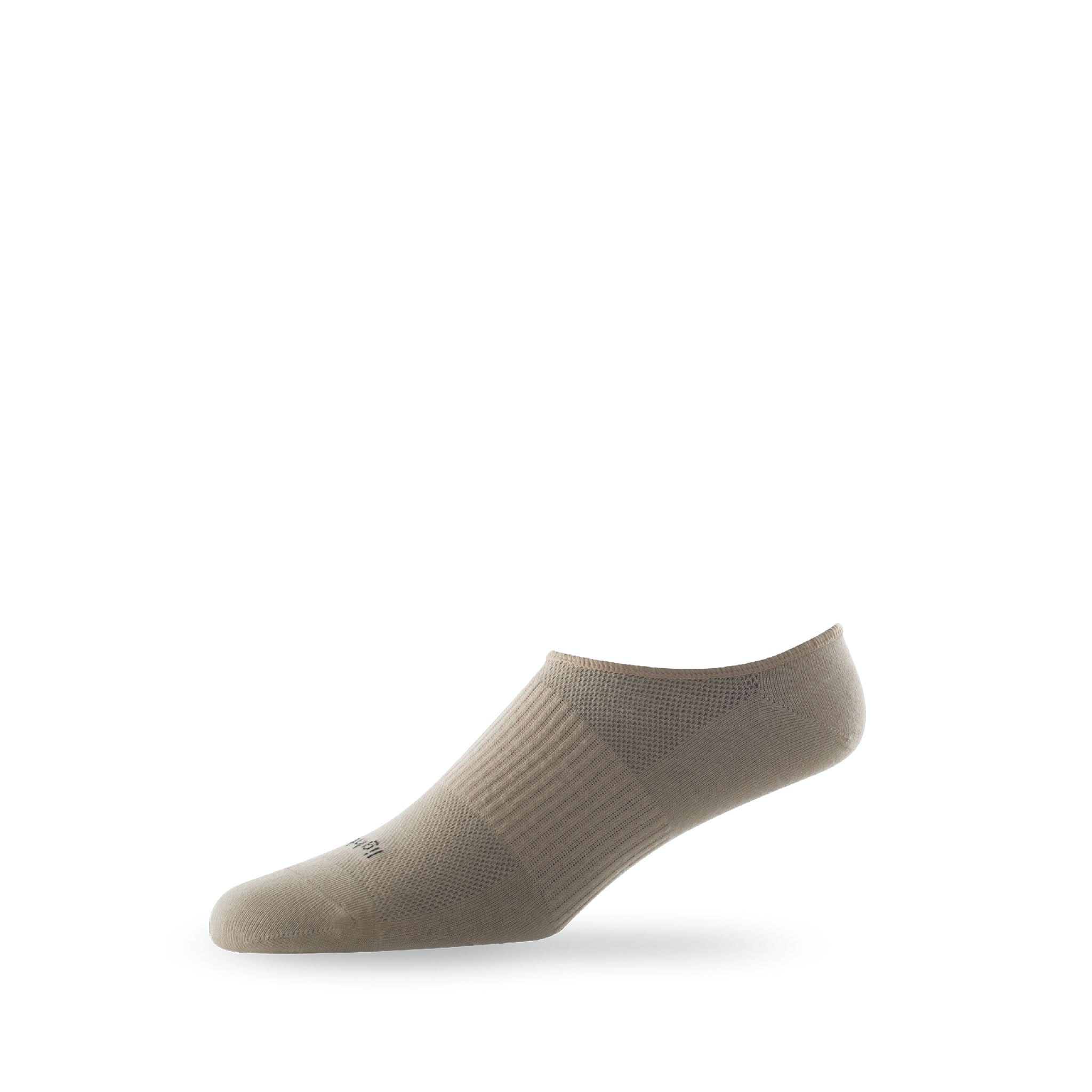Side view of Lightfeet Invisible Putty No Show Sock 