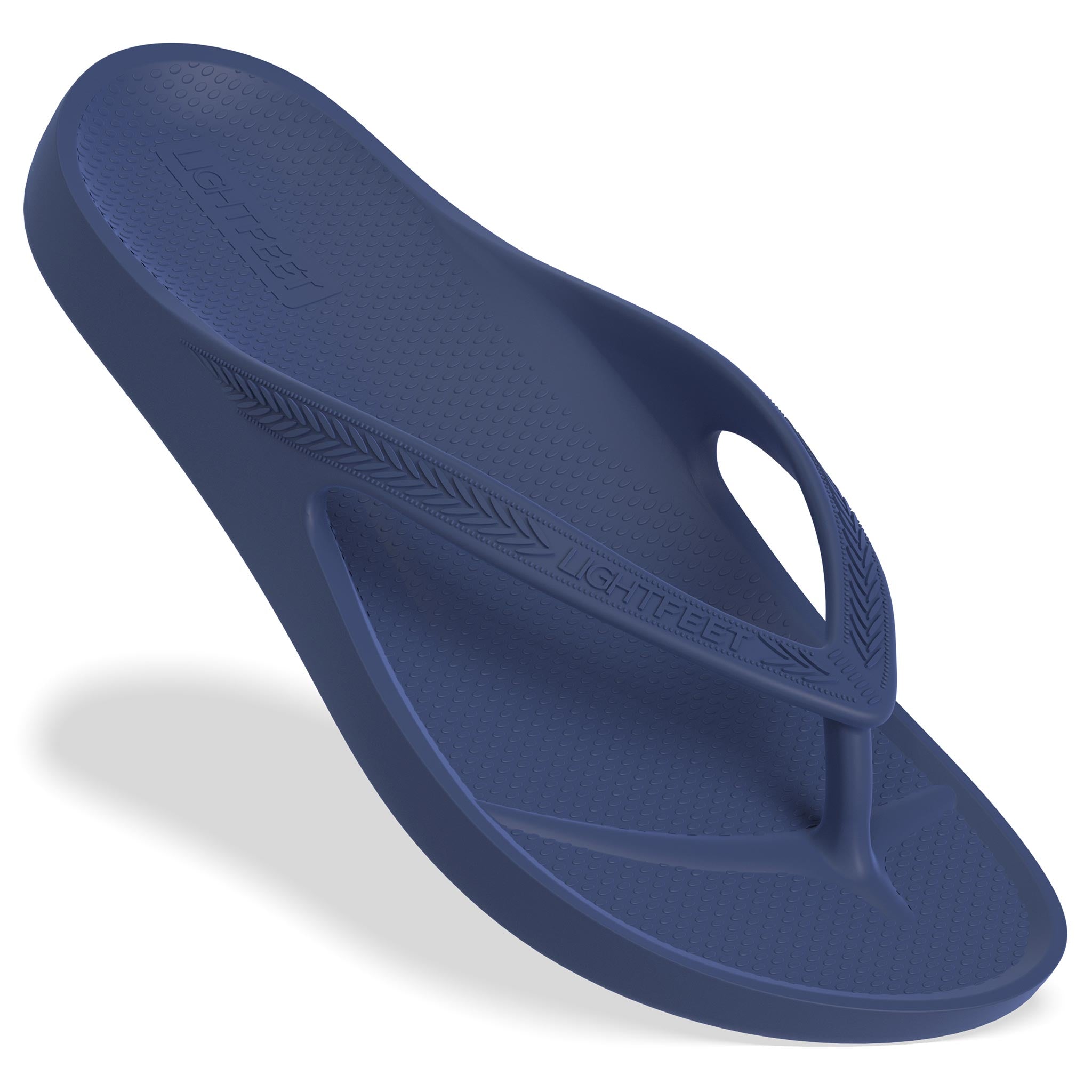 Lightfeet Arch Support Thong in Navy Blue