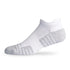 Side view of Lightfeet Performance White Ankle Sock 