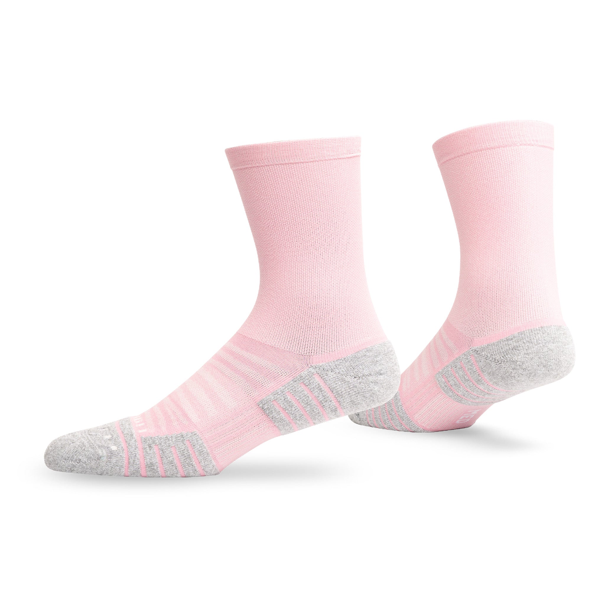 Pair of Lightfeet Performance Soft Pink Half Crew Socks 