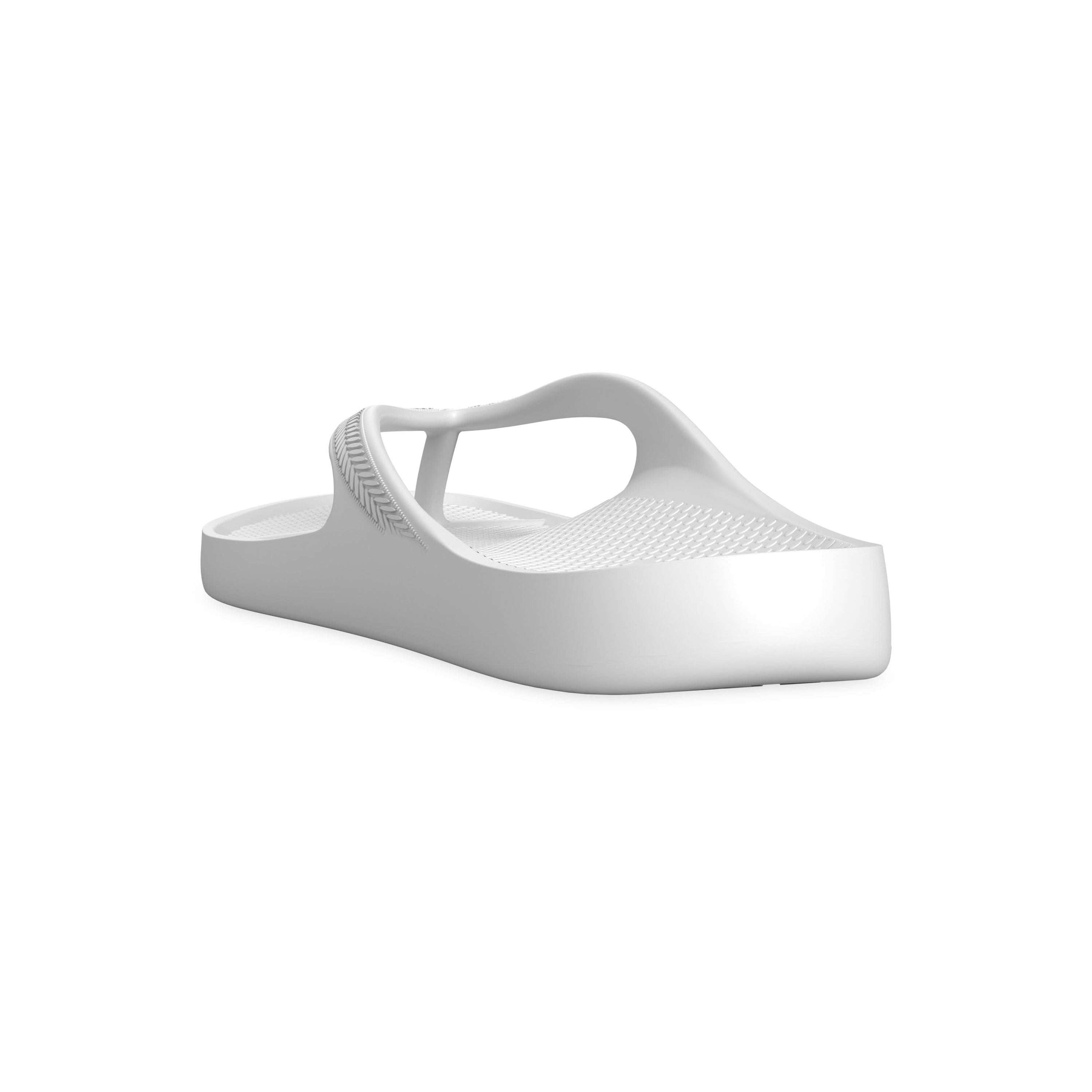 Kids - White - Lightfeet Arch Support Thongs
