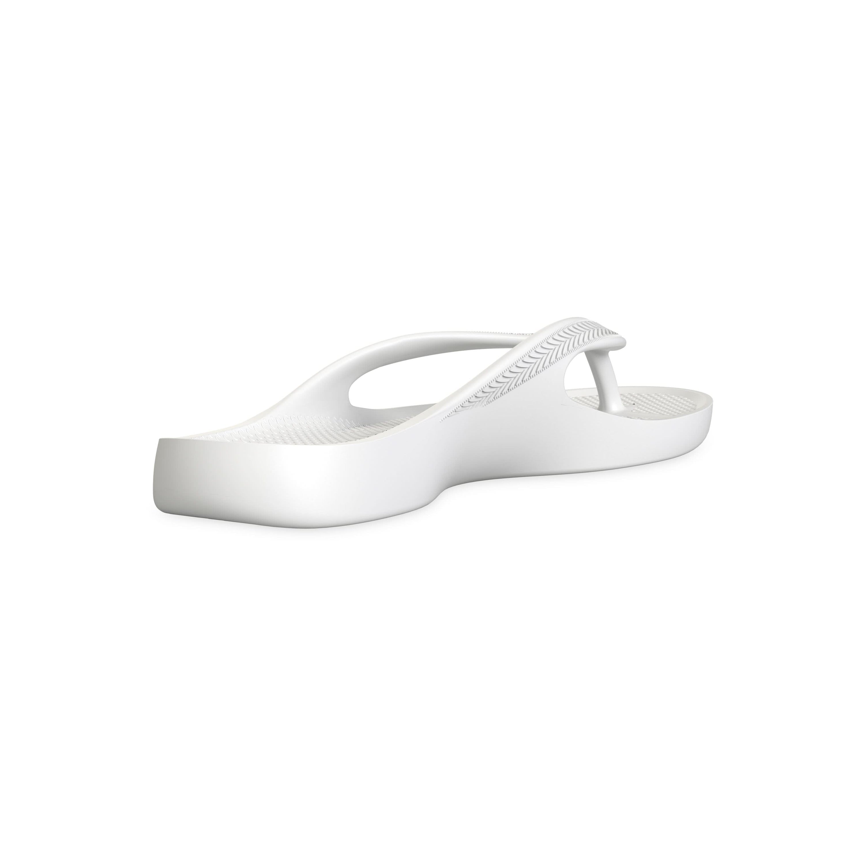 Kids - White - Lightfeet Arch Support Thongs